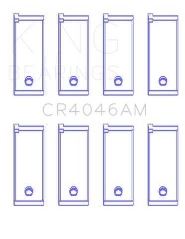 King Acura D16A1 (Size STD) Rod Bearing Set - CR4046AM