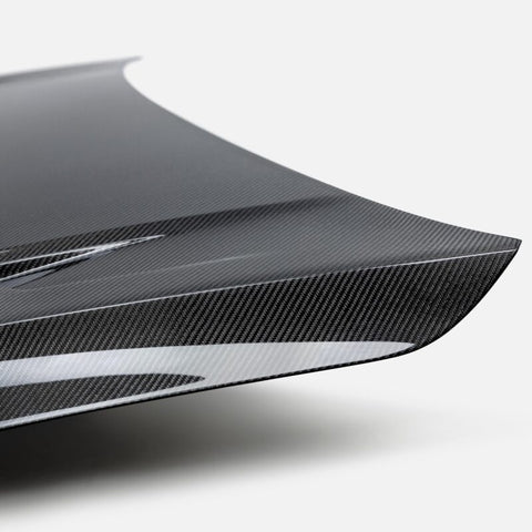 Seibon 22-23 Volkswagen Golf GTI/R TM-Style Carbon Fiber Hood - HD22VWG8-TM