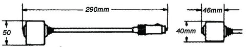Hella Reading Lamp Black Mg12 2Ab - 004532021
