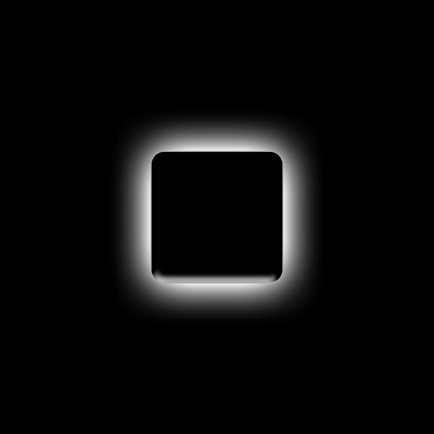 ORACLE Lighting Universal Illuminated LED Letter Badges - Matte Blk Surface Finish - I - 3141-I-001