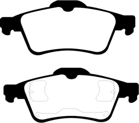 EBC 03-05 Mazda 3 2.0 Greenstuff Rear Brake Pads - DP21354