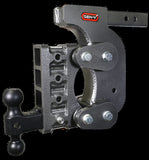 Gen-Y The Boss Torsion-Flex 2in Shank 12.5in Drop 16K Hitch w/GH-051 Dual-Ball/Stabilizer Kit - GH-1414