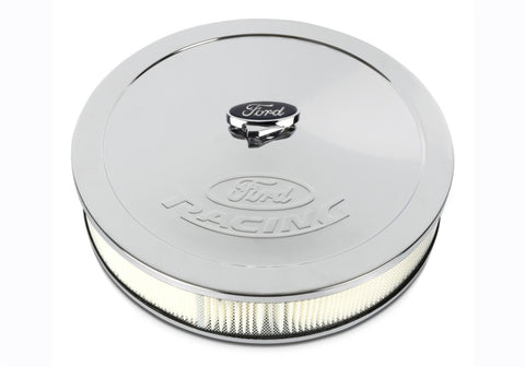 Ford Racing Chrome Air Cleaner w/ Emblem - 302-350