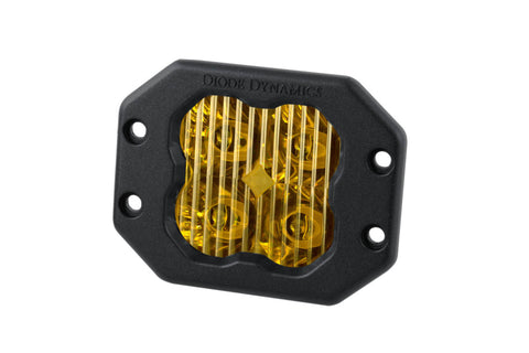 Diode Dynamics SS3 LED Pod Sport - Yellow Driving Flush (Single) - DD6204S