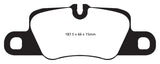 EBC 12-15 Porsche 911 (991) (Cast Iron Rotor only) 3.8 Carrera S Yellowstuff Rear Brake Pads - DP41858R