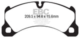 EBC 10+ Porsche Cayenne 3.6 Yellowstuff Front Brake Pads - DP42162R