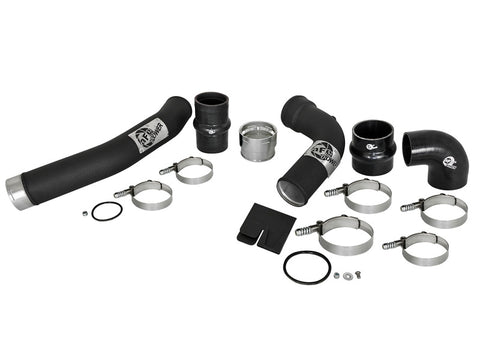 aFe Bladerunner 3in Hot and Cold Side Black Intercooler Tubes 2017 Ford Diesel Trucks V8 6.7L (td) - 46-20314-B