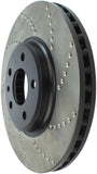 StopTech Power Slot 09-10 Audi A4/A4 Quattro / 08-10 A5 / 10 S4 Front Left Drilled Rotor - 128.33123L
