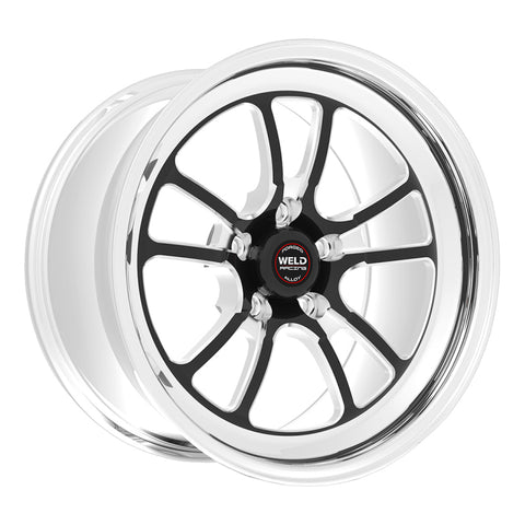 Weld S70 18x5 / 5x4.5 BP / 2.2in. BS Black Wheel (Medium Pad) - Non-Beadlock - 70MB8050A22A