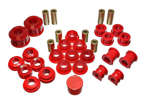 Energy Suspension 02-05 Honda Civic Si Red Hyper-Flex Master Bushing Set - 16.18112R