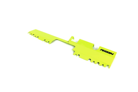 PERRIN 15-21 WRX/STI Radiator Shroud (With OEM Intake Scoop) - Neon Yellow - PSP-ENG-512-4NY
