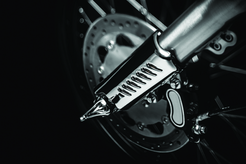 Kuryakyn Lower Leg Deflector Shields 00-13 Touring Chrome - 7768