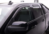EGR 14+ Chev Silverado/GMC Sierra Crw Cab In-Channel Window Visors - Set of 4 - Matte (571775) - 571775