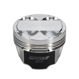 Manley Mitsubishi 4B11 86.5mm Bore 9.0:1 CR -5cc Dish Turbo Tuff Piston Set w/ Rings - 614205CE-4