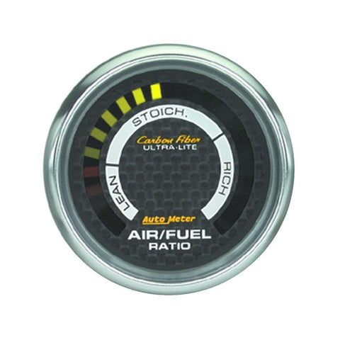 Autometer Carbon Fiber 52mm Electronic Air Fuel Gauge - 4775