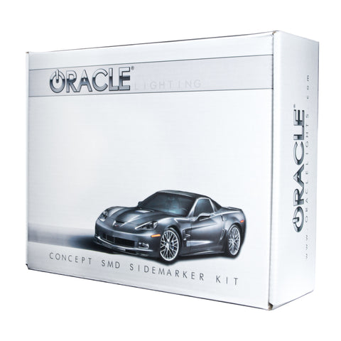Oracle 05-13 Chevrolet Corvette C6 Concept Sidemarker Set - Clear - No Paint - 3150-019