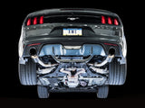 AWE Tuning S550 Mustang EcoBoost Axle-Back Exhaust - Touring Edition (Diamond Black Tips) - 3015-33086