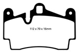 EBC 11-15 Audi Q7 3.0 Supercharged Yellowstuff Rear Brake Pads - DP41474R