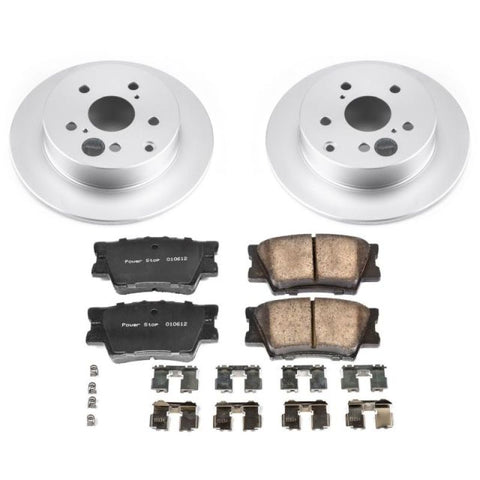 Power Stop 09-10 Pontiac Vibe Rear Z17 Evolution Geomet Coated Brake Kit - CRK4670