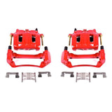 Power Stop 99-03 Ford F-150 Front Red Calipers w/Brackets - Pair - S4750