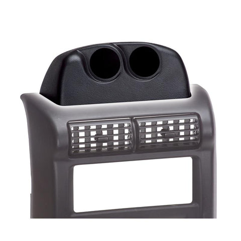 Autometer 97-06 Jeep Wrangler TJ Black Dual Dash Pod - 15219