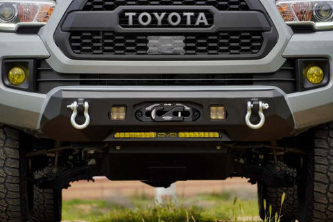 DV8 16-23 Toyota Tacoma Center Mount Winch Front Bumper - FBTT1-06