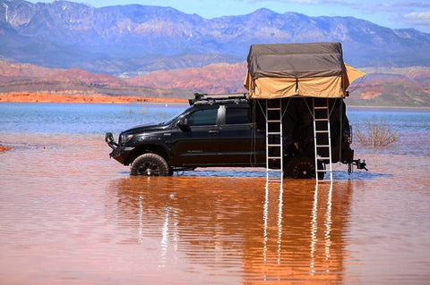 Road Armor 07-13 Toyota Tundra Stealth Front Winch Bumper w/Pre-Runner Guard - Tex Blk - 99034B