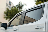 EGR 2019 Chevy 1500 Crew Cab In-Channel Window Visors - Matte - 571695