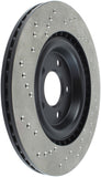 StopTech 12 Audi S4 Rear Left Drilled Rotor - 128.33137L