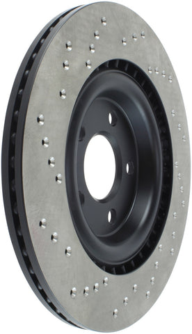 StopTech 12 Audi S4 Rear Left Drilled Rotor - 128.33137L