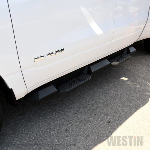 Westin/HDX 19-21 Ram 1500 Quad Cab (Excl. Classic) Xtreme Nerf Step Bars - Textured Black - 56-24095