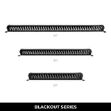 Go Rhino Xplor Blackout Series Dbl Row LED Light Bar (Side/Track Mount) 21.5in. - Blk - 752002111CDS