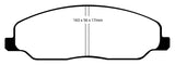 EBC 05-10 Ford Mustang 4.0 Yellowstuff Front Brake Pads - DP41740R