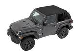 Bestop 18-26 Jeep Wrangler JL 2-Door Trektop (Premium Black Twill) - 56862-17