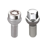 McGard 5 Lug Hex Install Kit w/Locks (Radius Seat Bolt) M14X1.5 / 17mm Hex / 26.3mm Shank L - Chrome - 68018