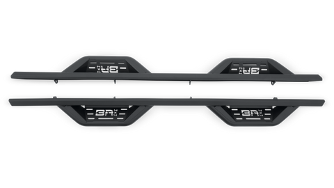 Body Armor 4x4 19-22 Chevrolet Silverado 1500/2500/3500 Crew Cab Ambush Side Steps - Black - GM-4200