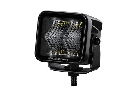 Hella Universal Black Magic 2.7in L.E.D. Cube Kit - Flood Beam - 358176801