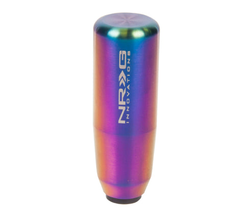 NRG Universal Short Shifter Knob - 3.5in. Length / Heavy Weight .85Lbs. - Multi Color/Neochrome - SK-450MC
