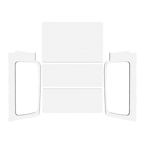DEI 04-06 Jeep Wrangler LJ Unliminted Headliner Complete Kit - White - 50602