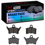 DFC 88-90 Dodge Dynasty Rear 4000 Hybridynamic Brake Pads - 4000-0386-00