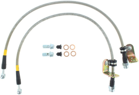 StopTech 03-08 Hyundai Tiburon Front Stainless Steel Brake Lines - 950.51000