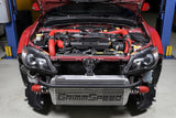 GrimmSpeed 2008-2014 Subaru STI Front Mount Intercooler Kit Raw Core / Red Pipe - 090227