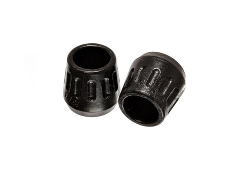 Energy Suspension Universal Black 1-3/8in OD x 1/2in McPherson ID Strut Bump Stop Set - 9.6111G