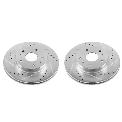 Power Stop 07-13 Suzuki SX4 Front Evolution Drilled & Slotted Rotors - Pair - JBR1504XPR