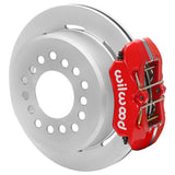 Wilwood Chevy Monte Carlo Forged 4 Piston DynaPro Red Caliper HP32 VV Plain Rotor - 11.00x0.81 - 140-17120-R