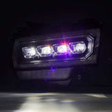 AlphaRex 19-21 Ram 2500 NOVA LED Proj Headlights Plank Style Black w/Activ Light/Seq Signal/DRL - 880553