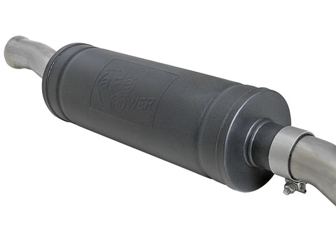 aFe Rebel Series 2.5in. 304 SS C/B Exhaust System 2018 Jeep Wrangler (JL) V6-3.6L - Black Tip - 49-38071-B