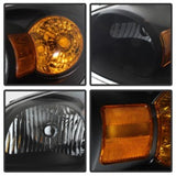 xTune Chevy Cobalt 05-10 Crystal Headlights Black HD-JH-CCOB05-AM-BK - 5079794