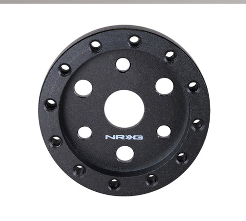NRG 3 Hole to 6 Hole Steering Wheel Adapter 1/2in. - Black - SRK-36BK