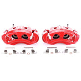 Power Stop 00-05 Ford Excursion Rear Red Calipers w/Brackets - Pair - S4752